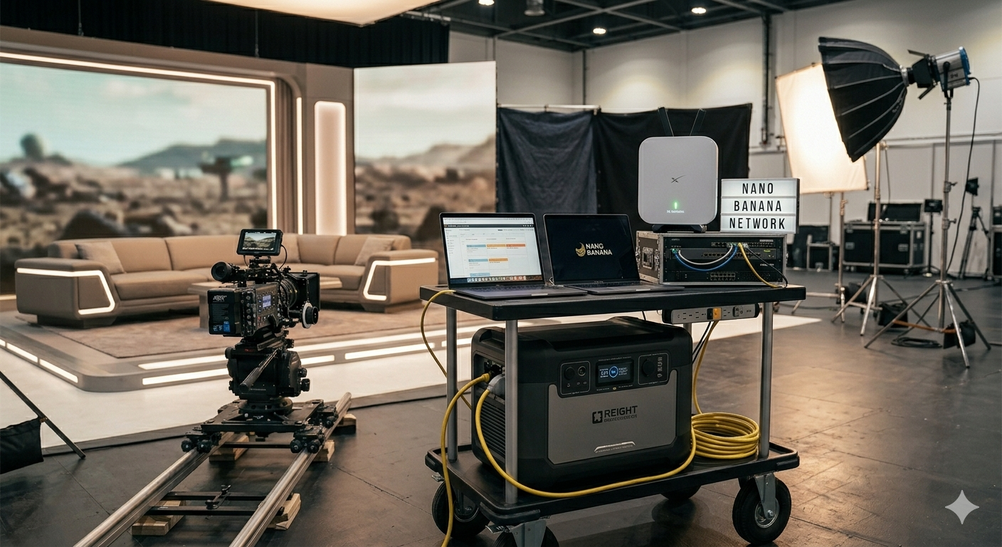 Komplettes IT Setup Filmstudio